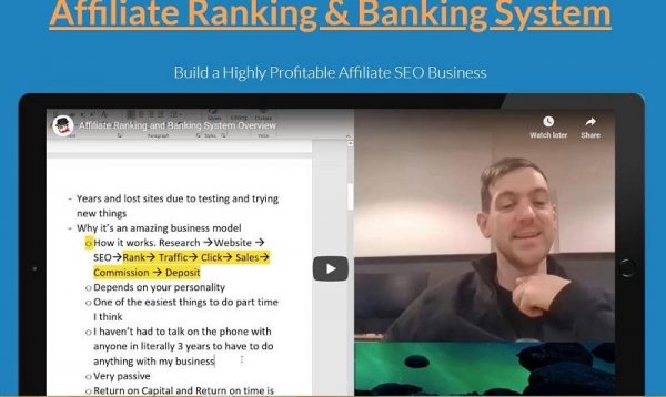 Affiliate Ranking & Banking System - Earn 100k per Year