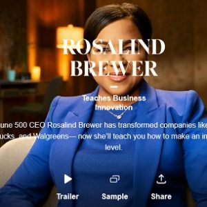 MasterClass – Rosalind Brewer Teaches Business Innovation