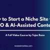 Scaling Niche Site with SEO & AI-Assisted Content