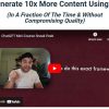 Dicke Bush – Generate 10x More Content Using AI